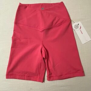 YogaLicous Eclipse Crossover 7" Short‎ XS Pink Activewear Athletic Bike Workout